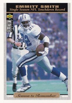 Emmitt Smith Dallas Cowboys 1996 Upper Deck Collector's Choice NFL Season to Remember #51